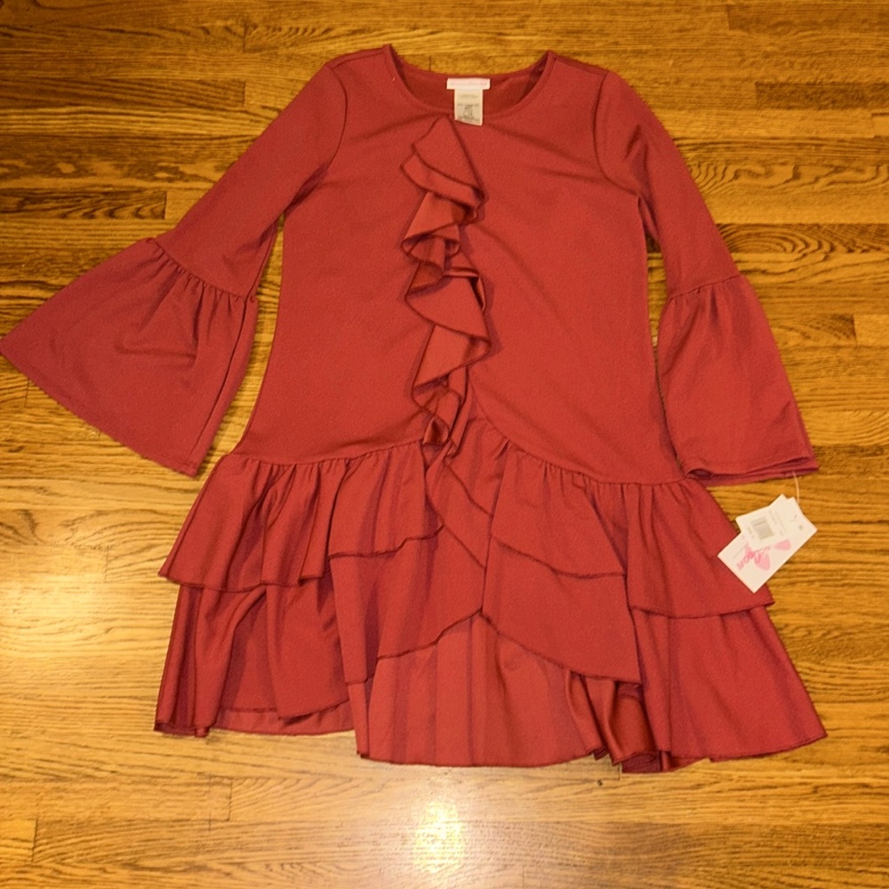 🎀Beautiful Girls Bell Sleeve Dress